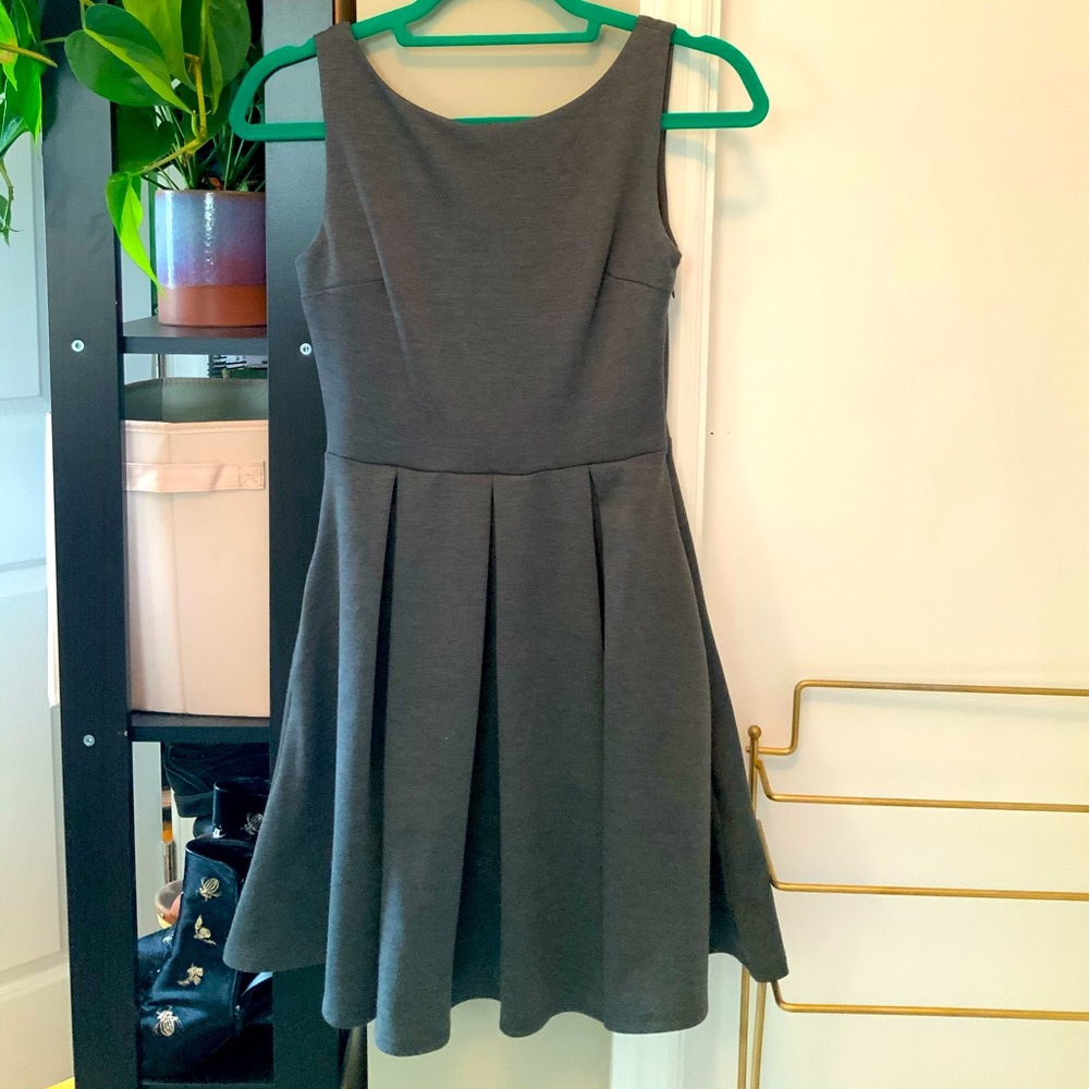 LIKE NEW * Apricity Mini Dress in Charcoal